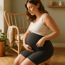 Maternity Shorts Seamless Pregnancy Yoga with Pockets by LJGDeals