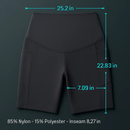 Maternity Shorts Seamless Pregnancy Yoga with Pockets by LJGDeals
