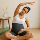 Maternity Shorts Seamless Pregnancy Yoga with Pockets by LJGDeals