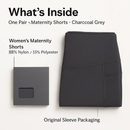 Maternity Shorts Seamless Pregnancy Yoga with Pockets by LJGDeals