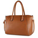 Women’s Soft Leather Handbag Tote Bags Large Shoulder Crossbody Bag 7 Cells Zipper Purse Handle Bag Phone Book Cosmetic Case for Office Lady Student by LJGDeals