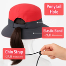 Women's Summer Sun Bucket Hat with Foldable Wide Brim by LJGDeals