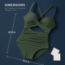 One Piece Swimsuit with High-Waist Design by LJGDeals