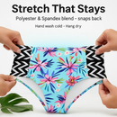 Floral Padded Push-Up Bikini Set with High-Waist by LJGDeals