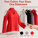 Off-the-Shoulder Blouse with V-Neck and Long Sleeves by LJGDeals