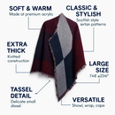 Winter Warm Scarf - Cozy Knit Shawl, Wrap & Blanket by LJGDeals