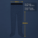 Women Fishnet Tights Sexy High Waist Fishnet Pantyhose Stretchy Mesh Hollow Out Tights Stockings w/ Small Medium Large Hole Choices by LJGDeals