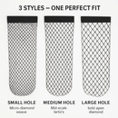 Women Fishnet Tights Sexy High Waist Fishnet Pantyhose Stretchy Mesh Hollow Out Tights Stockings w/ Small Medium Large Hole Choices by LJGDeals