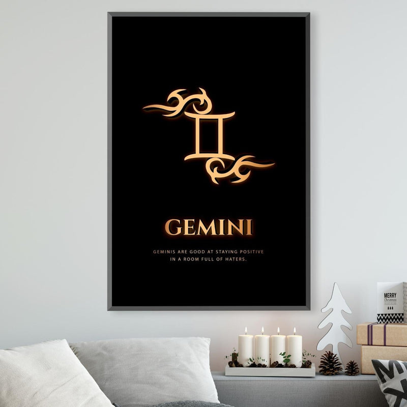 Gemini - Gold Canvas