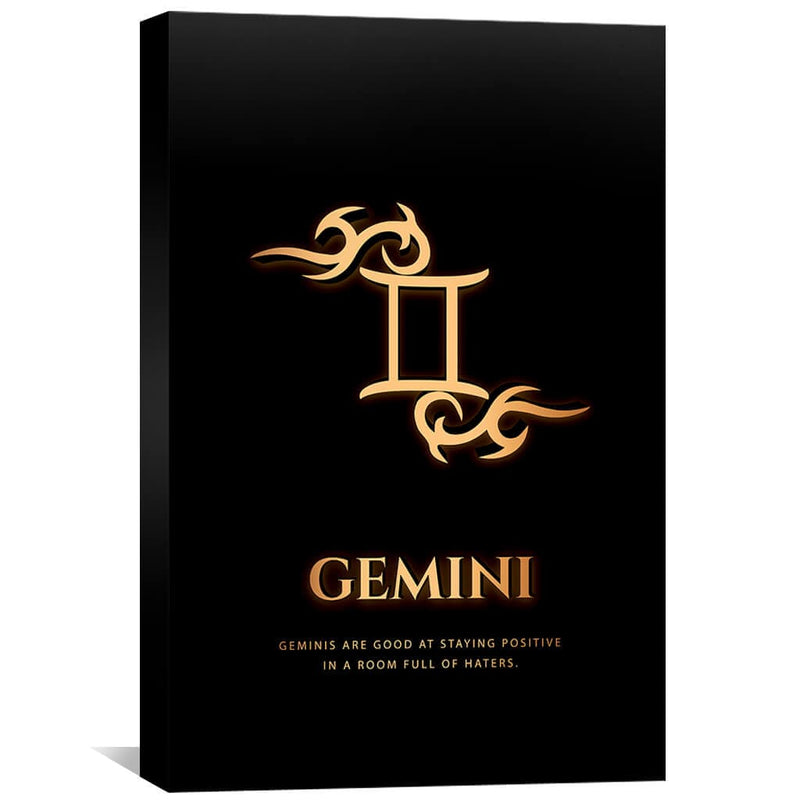 Gemini - Gold Canvas