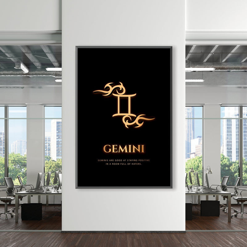 Gemini - Gold Canvas