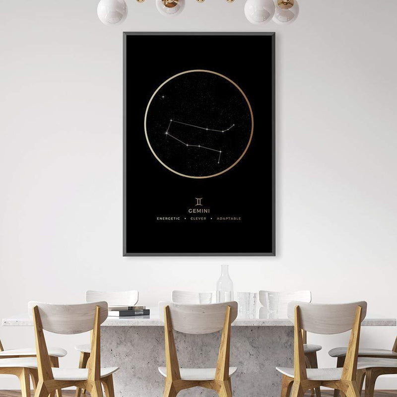 Gemini Traits Gold Canvas