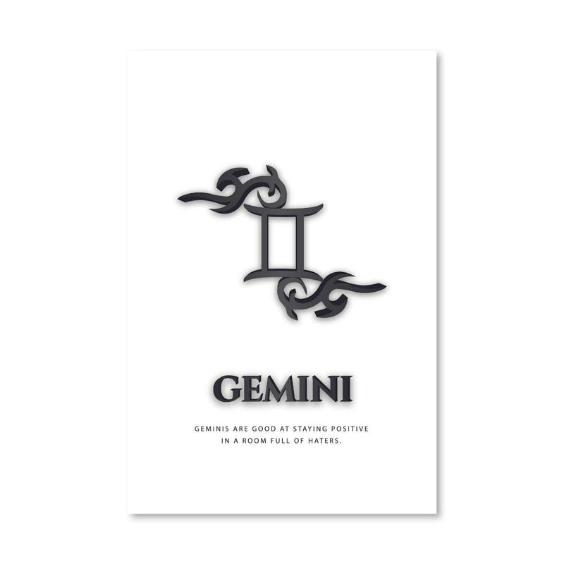 Gemini - White Canvas