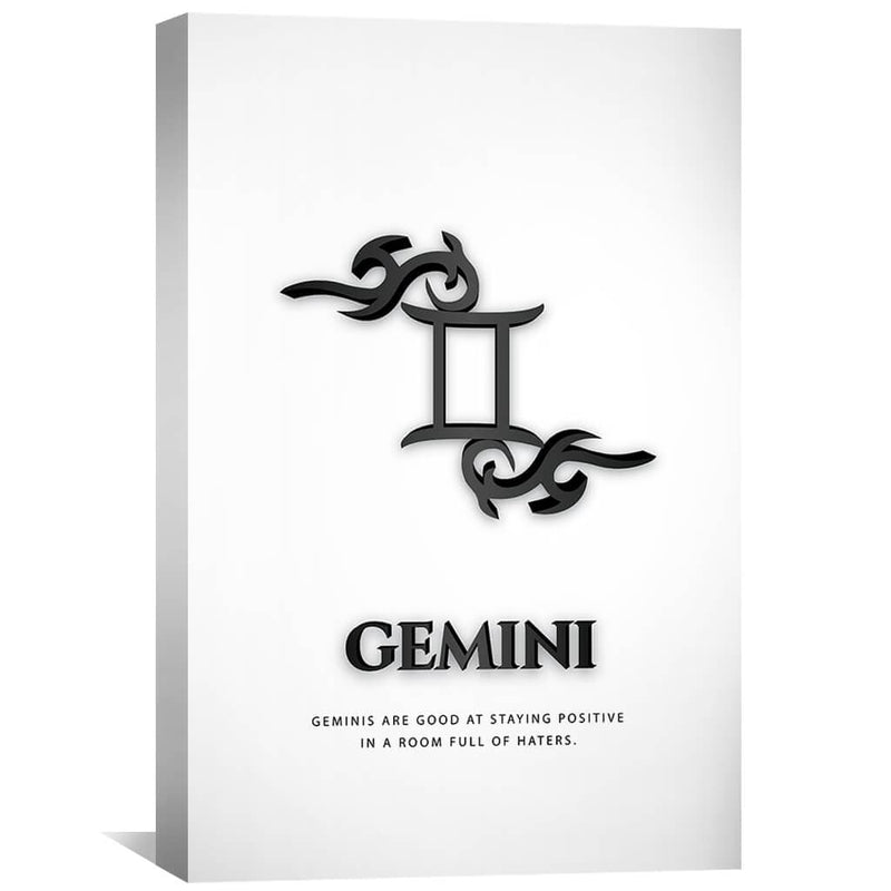 Gemini - White Canvas