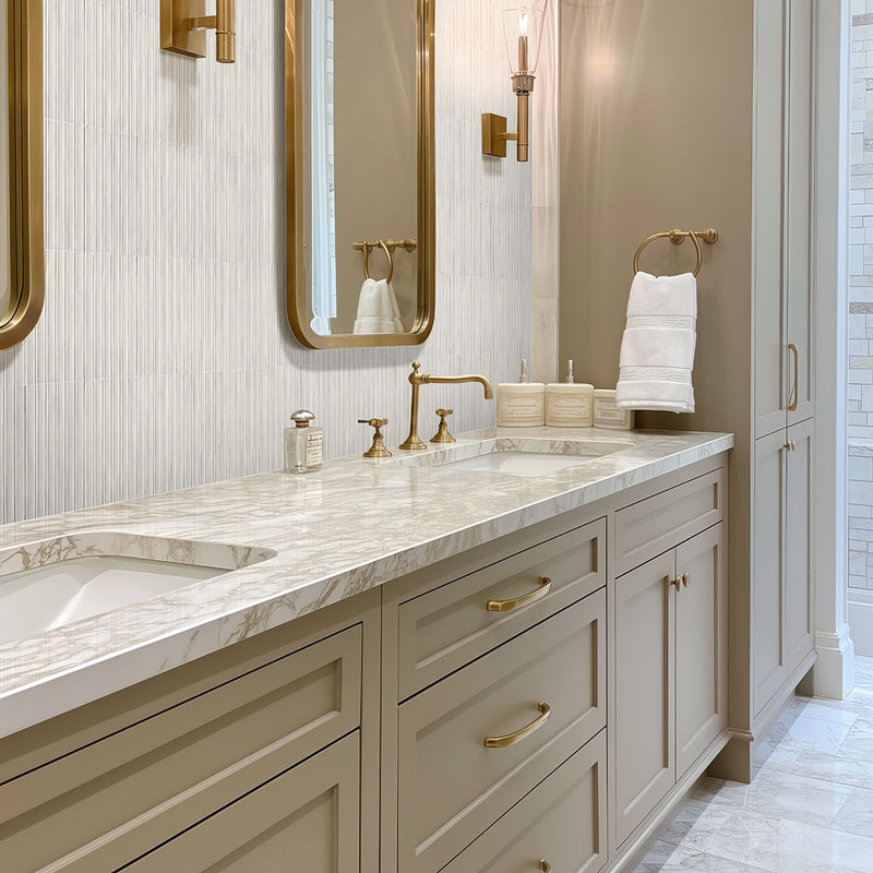 MSI Gems Bianco Fluted Tile, photo 12 of 16
