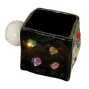 GobekUsa Diamond Ceramic Square Americana Coffee Mug Set - Handcrafted Jewelry Inspired Drinkware
