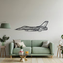 F-16 Falcon Metal Aircraft Wall Art - NCP0076