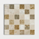 Geneve Polished 2x2 Marble Mosaics 12x12