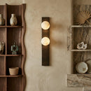 Geo Bar Alabaster Globe Wall Sconce