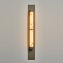 Geo Columnar Linear Alabaster Wall Sconce