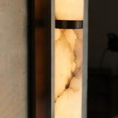 Geo Columnar Linear Alabaster Wall Sconce