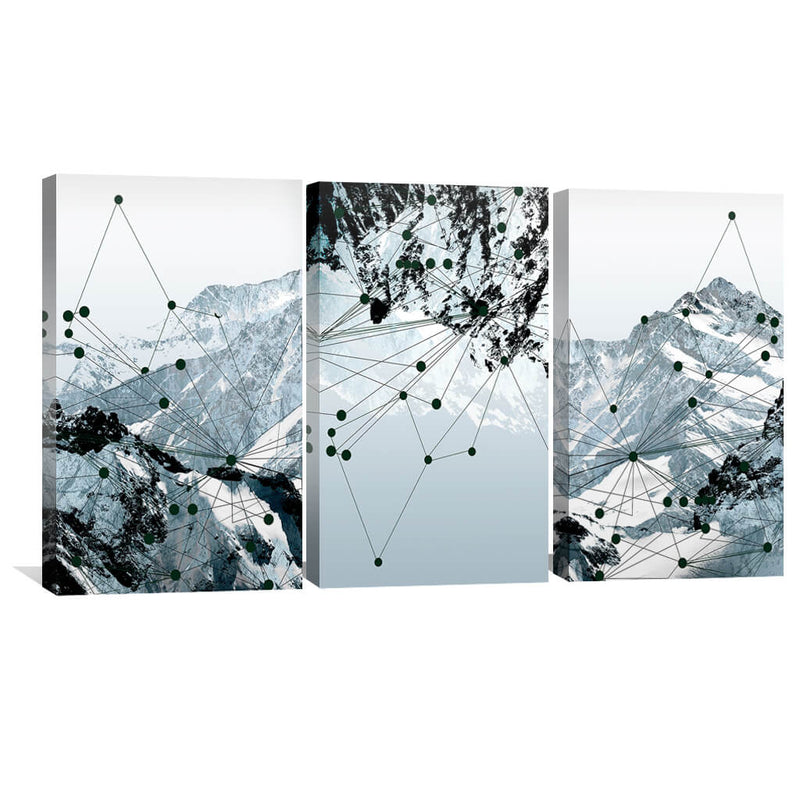 Geo Mountain Canvas