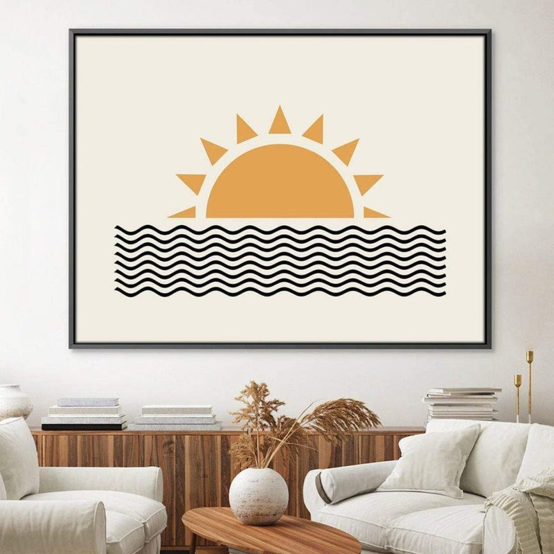 Geo Sunrise Canvas