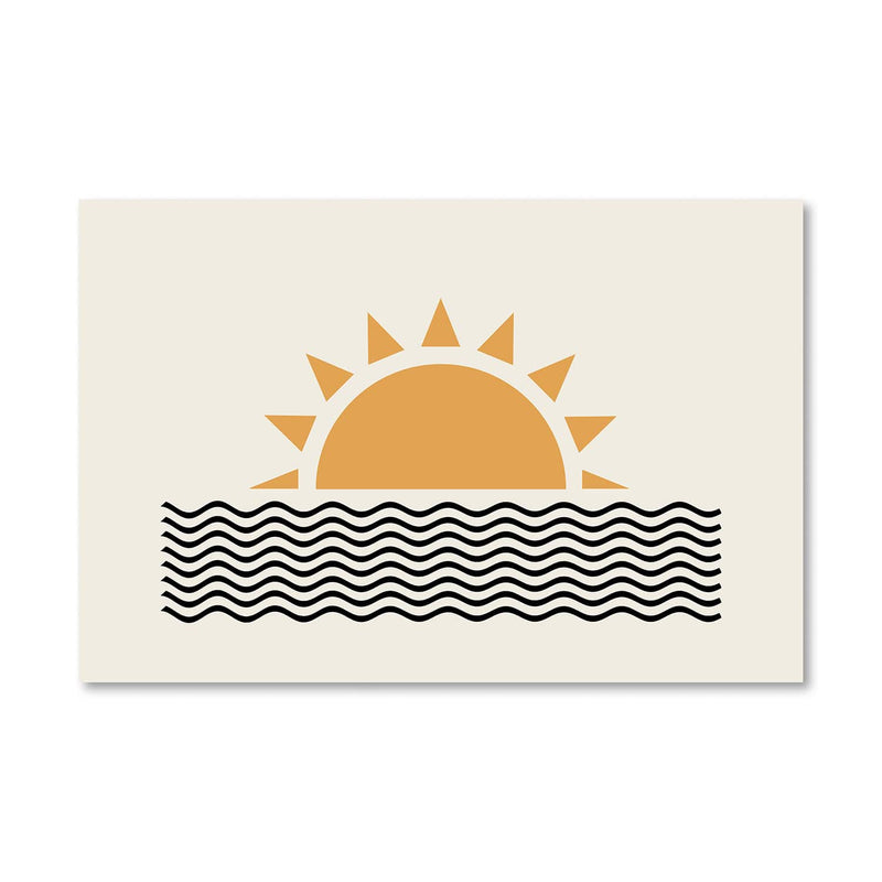 Geo Sunrise Canvas