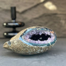 Extra Large Amethyst Geode Centerpiece With Agate