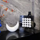 GobekUsa Geometric Abstract Acrylic Ball Ornament in Decorative Painting Frame