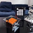 GobekUsa Geometric Abstract Acrylic Ball Ornament in Decorative Painting Frame