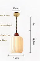 GobekUsa Green Glass Pendant Light for Bedroom Dinning Living Room
