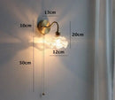 GobekUsa Green Glass Pendant Light for Bedroom Dinning Living Room
