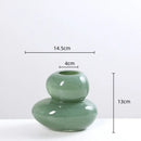 GobekUsa Geometric Glass Vase Stackable Terrarium Home Decor Flower Arrangement Holder