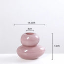 GobekUsa Geometric Glass Vase Stackable Terrarium Home Decor Flower Arrangement Holder