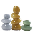 GobekUsa Geometric Glass Vase Stackable Terrarium Home Decor Flower Arrangement Holder