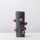 GobekUsa Geometric Ball Vase: Creative Resin Terrarium Pot for Home Decor or Floral Arrangements