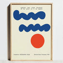GobekUsa Geometric Bauhaus Abstract Canvas Wall Art