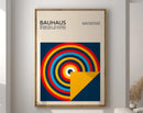 GobekUsa Geometric Bauhaus Canvas Poster for Modern Home