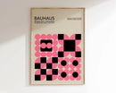 GobekUsa Geometric Bauhaus Canvas Poster - Modern Home Decor
