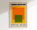 GobekUsa Geometric Bauhaus Canvas Print for Modern Home