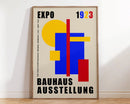 GobekUsa Geometric Bauhaus Canvas Wall Art