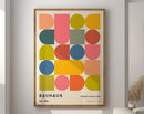 GobekUsa Geometric Bauhaus Canvas Wall Art