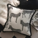 GobekUsa Geometric Jacquard Pillow Cover Set – Elegant Home Decor Essential