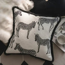 GobekUsa Geometric Jacquard Pillow Cover Set – Elegant Home Decor Essential