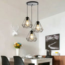 GobekUsa Iron 3-Light Chandelier Pendant for Living Room Kitchen Restaurant