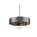GobekUsa Black Metal Pendant Lights: Stylish LED Luxury Hanging Lamp for Home Decoration