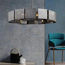 GobekUsa Black Metal Pendant Lights: Stylish LED Luxury Hanging Lamp for Home Decoration