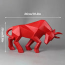 GobekUsa Bull Bison Sculpture Abstract Animal Figurine Decor Ornaments for Home and Office