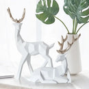 GobekUsa Deer Sculpture: Elegant Living Room Table Decoration & Christmas Gift
